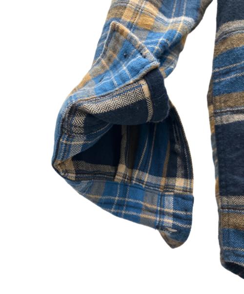 MAMMUT（マムート）MAMMUT (マムート) 長袖シャツ ネイビー×ブラウン サイズ:SIZE Mの古着・服飾アイテム