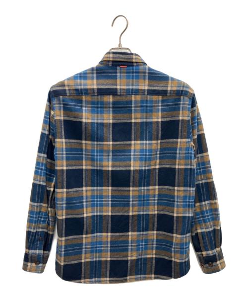 MAMMUT（マムート）MAMMUT (マムート) 長袖シャツ ネイビー×ブラウン サイズ:SIZE Mの古着・服飾アイテム