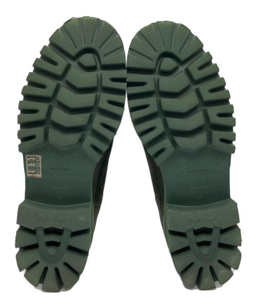 PONS QUINTANA（ポンスキンタナ）PONS QUINTANA (ポンスキンタナ) サイドゴアブーツ オリーブ サイズ:SIZE38の古着・服飾アイテム