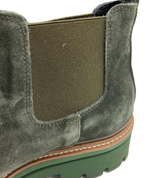 PONS QUINTANA（ポンスキンタナ）PONS QUINTANA (ポンスキンタナ) サイドゴアブーツ オリーブ サイズ:SIZE38の古着・服飾アイテム