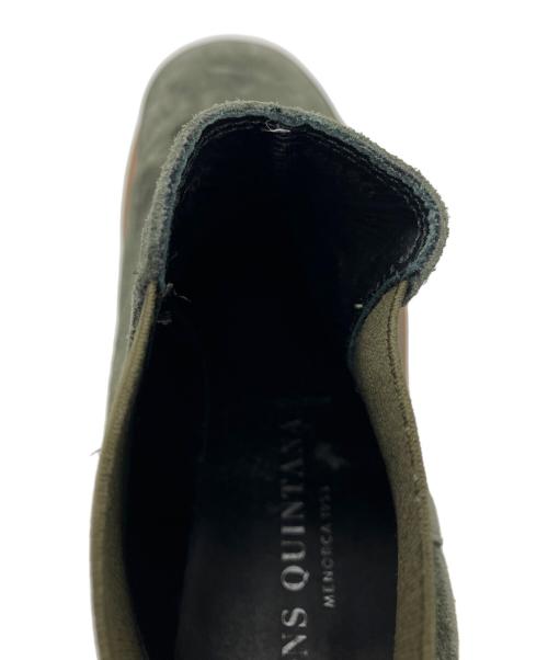 PONS QUINTANA（ポンスキンタナ）PONS QUINTANA (ポンスキンタナ) サイドゴアブーツ オリーブ サイズ:SIZE38の古着・服飾アイテム