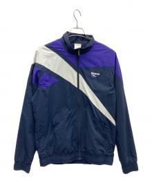 REEBOK CLASSIC（リーボック クラシック）の古着「ナイロンジャケット」｜ネイビー×パープル
