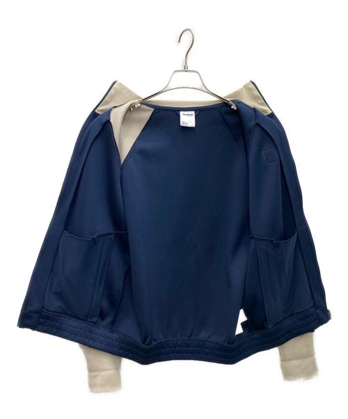 REEBOK CLASSIC（リーボック クラシック）REEBOK CLASSIC (リーボック クラシック) トラックジャケット ネイビー×ベージュ サイズ:Mの古着・服飾アイテム