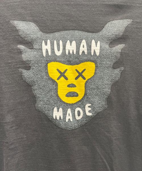 HUMAN MADE（ヒューマンメイド）HUMAN MADE (ヒューマンメイド) KAWS (カウズ) 半袖カットソー ブラック サイズ:Mの古着・服飾アイテム