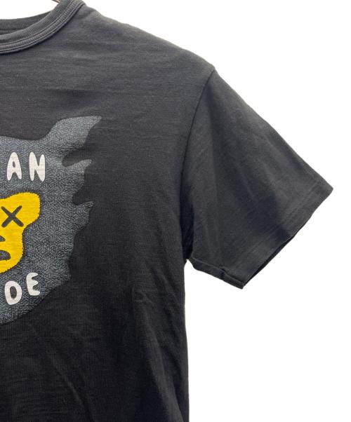 HUMAN MADE（ヒューマンメイド）HUMAN MADE (ヒューマンメイド) KAWS (カウズ) 半袖カットソー ブラック サイズ:Mの古着・服飾アイテム