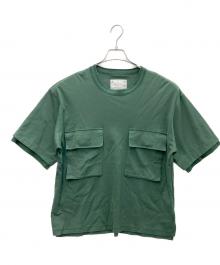 sacai（サカイ）の古着「Flap Pocket Cotton T-Shirt」｜グリーン