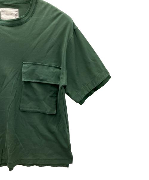sacai（サカイ）sacai (サカイ) Flap Pocket Cotton T-Shirt グリーン サイズ:2の古着・服飾アイテム