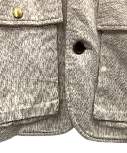 GOFUKUSAY（ゴフクセイ）GOFUKUSAY (ゴフクセイ) コットンワークジャケット ベージュ サイズ:不明の古着・服飾アイテム