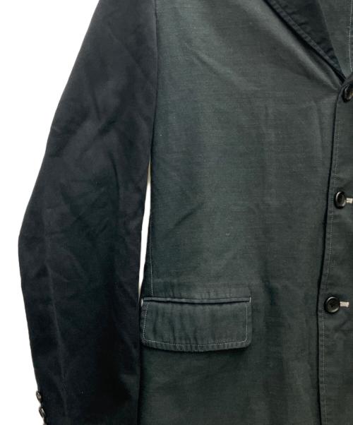 COMME des GARCONS HOMME（コムデギャルソン オム）COMME des GARCONS HOMME (コムデギャルソン オム) 切替ジャケット ブラック×グレー サイズ:Lの古着・服飾アイテム