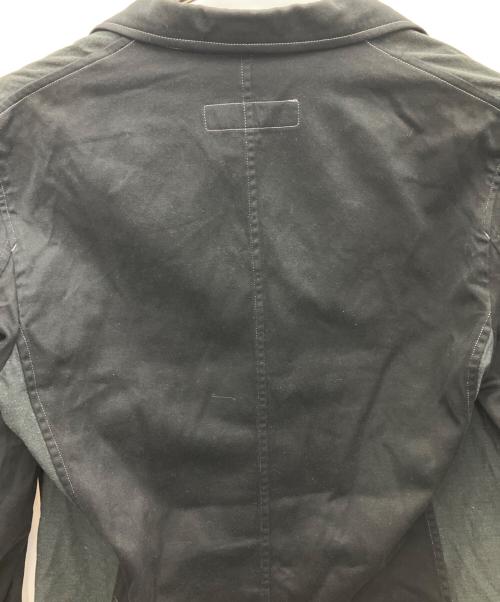 COMME des GARCONS HOMME（コムデギャルソン オム）COMME des GARCONS HOMME (コムデギャルソン オム) 切替ジャケット ブラック×グレー サイズ:Lの古着・服飾アイテム