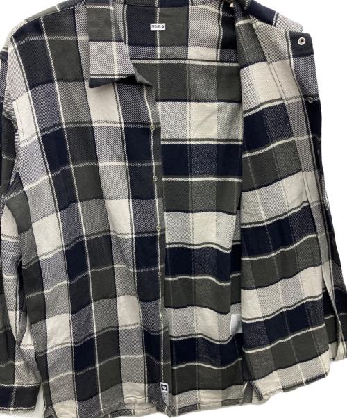 SEQUEL（シークエル）SEQUEL (シークエル) ブロックチェックジャケット グレー×ネイビー サイズ:XLの古着・服飾アイテム