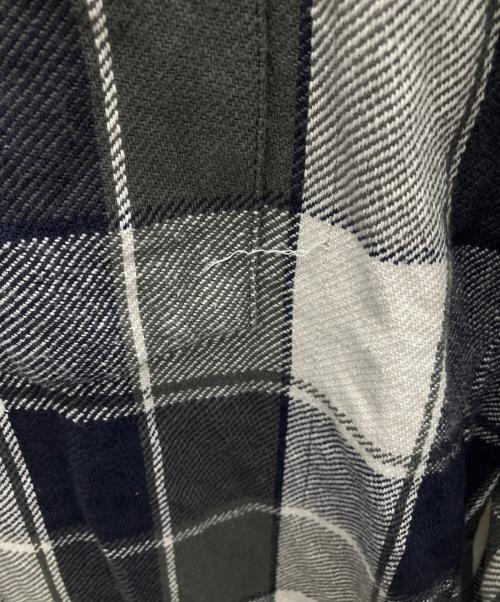 SEQUEL（シークエル）SEQUEL (シークエル) ブロックチェックジャケット グレー×ネイビー サイズ:XLの古着・服飾アイテム