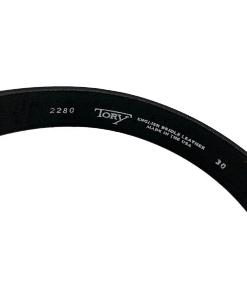 TORY LEATHER（トリーレザー）TORY LEATHER (トリーレザー) Hoof Pick Belt ブラックの古着・服飾アイテム