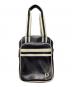 FRED PERRY（フレッドペリー）の古着「PU SHOULDER TOTE BAG」｜ブラック×ホワイト