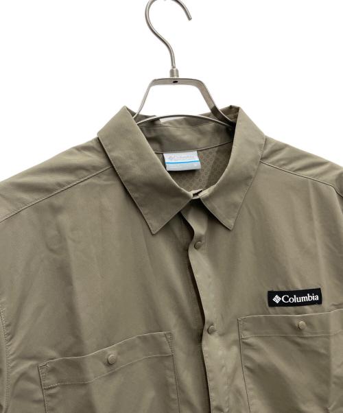 Columbia（コロンビア）Columbia (コロンビア) グレイシャルビスタロングスリーブシャツ ベージュ サイズ:M 未使用品の古着・服飾アイテム