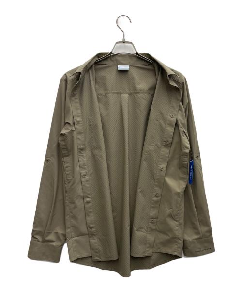 Columbia（コロンビア）Columbia (コロンビア) グレイシャルビスタロングスリーブシャツ ベージュ サイズ:M 未使用品の古着・服飾アイテム