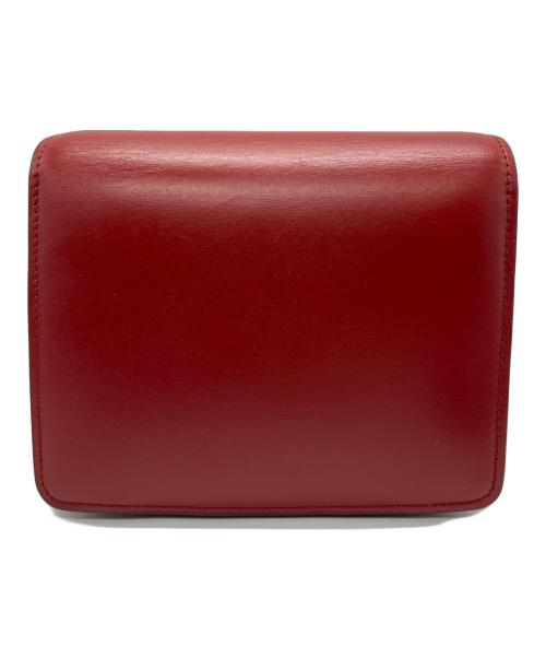 CELINE（セリーヌ）CELINE (セリーヌ) クラシックボックススモールショルダーバッグ レッドの古着・服飾アイテム