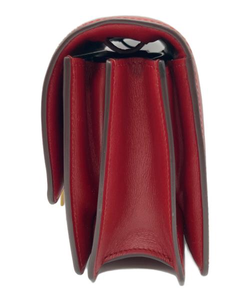 CELINE（セリーヌ）CELINE (セリーヌ) クラシックボックススモールショルダーバッグ レッドの古着・服飾アイテム