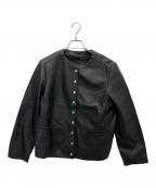23区ニジュウサンク）の古着「ラムレザージャケット」｜ブラック