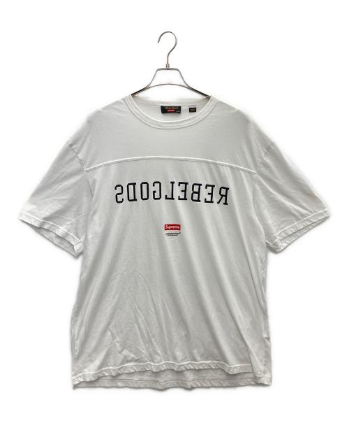 SUPREME（シュプリーム）SUPREME (シュプリーム) UNDERCOVER (アンダーカバー) REBELGOODS FOOTBALL TEE ホワイト サイズ:XLの古着・服飾アイテム