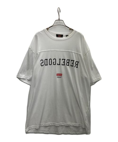 SUPREME（シュプリーム）Supreme (シュプリーム) UNDERCOVER (アンダーカバー) REBELGOODS FOOTBALL TEE ホワイト サイズ:XLの古着・服飾アイテム