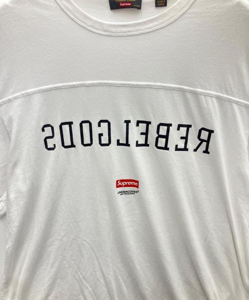 SUPREME（シュプリーム）SUPREME (シュプリーム) UNDERCOVER (アンダーカバー) REBELGOODS FOOTBALL TEE ホワイト サイズ:XLの古着・服飾アイテム