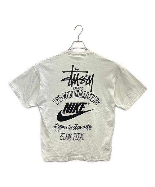 NIKE（ナイキ）NIKE (ナイキ) stussy (ステューシー) 半袖カットソー ホワイト サイズ:Mの古着・服飾アイテム