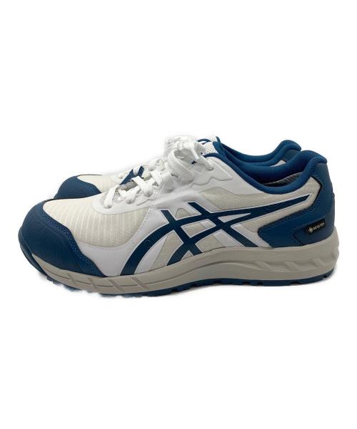 asics（アシックス）asics (アシックス) 安全靴 ホワイト×ブルー サイズ:26.5の古着・服飾アイテム