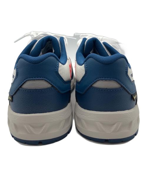 asics（アシックス）asics (アシックス) 安全靴 ホワイト×ブルー サイズ:26.5の古着・服飾アイテム