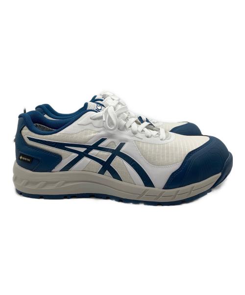 asics（アシックス）asics (アシックス) 安全靴 ホワイト×ブルー サイズ:26.5の古着・服飾アイテム