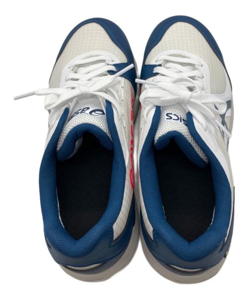 asics（アシックス）asics (アシックス) 安全靴 ホワイト×ブルー サイズ:26.5の古着・服飾アイテム