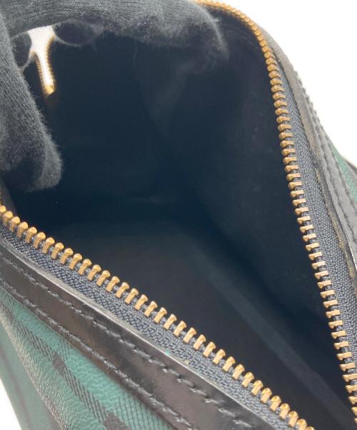 POLO RALPH LAUREN（ポロ・ラルフローレン）POLO RALPH LAUREN (ポロ・ラルフローレン) ミニボストンバッグ ネイビー×グリーンの古着・服飾アイテム