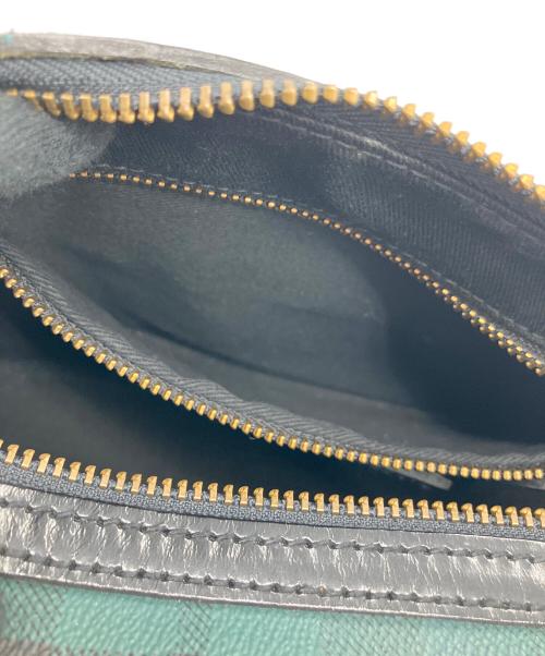 POLO RALPH LAUREN（ポロ・ラルフローレン）POLO RALPH LAUREN (ポロ・ラルフローレン) ミニボストンバッグ ネイビー×グリーンの古着・服飾アイテム