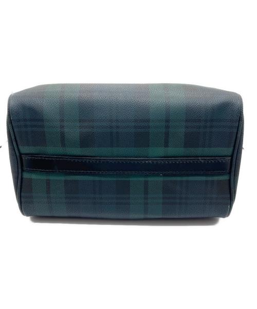 POLO RALPH LAUREN（ポロ・ラルフローレン）POLO RALPH LAUREN (ポロ・ラルフローレン) ミニボストンバッグ ネイビー×グリーンの古着・服飾アイテム