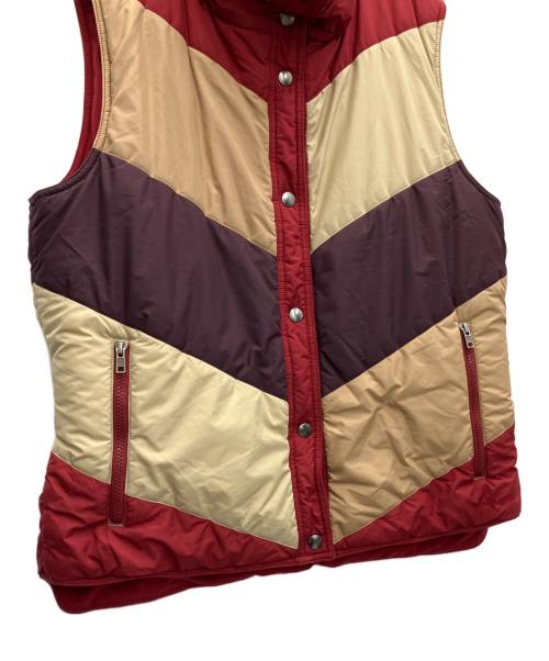 Patagonia（パタゴニア）Patagonia (パタゴニア) リバーシブルベスト レッド×ベージュ サイズ:XLの古着・服飾アイテム
