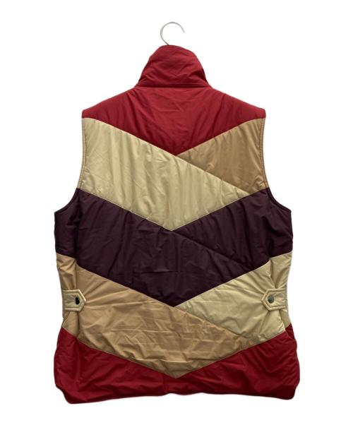 Patagonia（パタゴニア）Patagonia (パタゴニア) リバーシブルベスト レッド×ベージュ サイズ:XLの古着・服飾アイテム