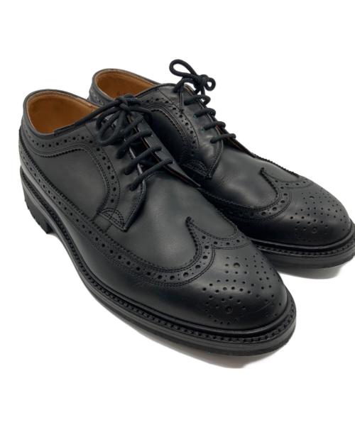 G.H.BASS（ジーエイチバス）G.H.BASS (ジーエイチバス) ウィングチップシューズ ブラック サイズ:7の古着・服飾アイテム