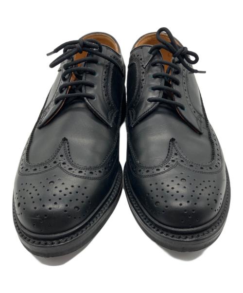 G.H.BASS（ジーエイチバス）G.H.BASS (ジーエイチバス) ウィングチップシューズ ブラック サイズ:7の古着・服飾アイテム