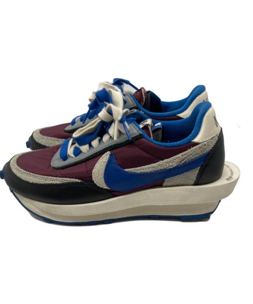 NIKE（ナイキ）NIKE (ナイキ) sacai (サカイ) UNDERCOVER (アンダーカバー) LD Waffle Night Maroon/Pale Ivory-Ground Grey-Team Royal ブルー×パープル サイズ:25cmの古着・服飾アイテム