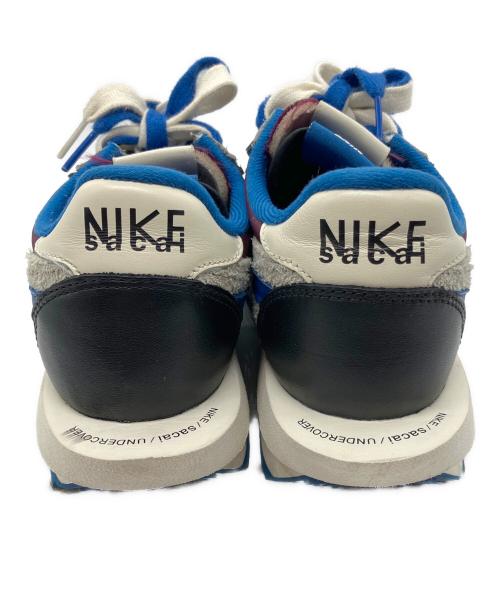 NIKE（ナイキ）NIKE (ナイキ) sacai (サカイ) UNDERCOVER (アンダーカバー) LD Waffle Night Maroon/Pale Ivory-Ground Grey-Team Royal ブルー×パープル サイズ:25cmの古着・服飾アイテム