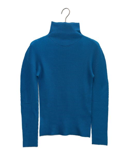 me ISSEY MIYAKE（ミーイッセイ ミヤケ）me ISSEY MIYAKE (ミーイッセイ ミヤケ) 長袖カットソー ブルー サイズ:FREEの古着・服飾アイテム