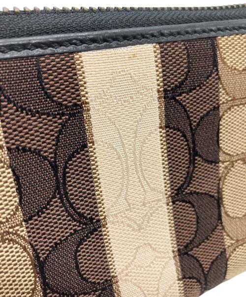 COACH（コーチ）COACH (コーチ) 長財布 ブラウンの古着・服飾アイテム