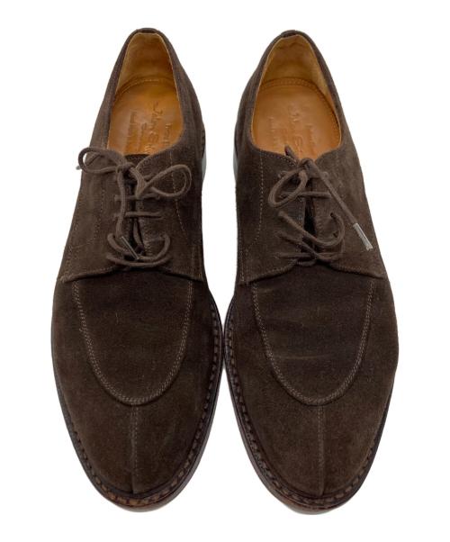 Jalan Sriwijaya（ジャランスリウァヤ）Jalan Sriwijaya (ジャランスリウァヤ) スウェードシューズ ブラウン サイズ:7　1/2の古着・服飾アイテム