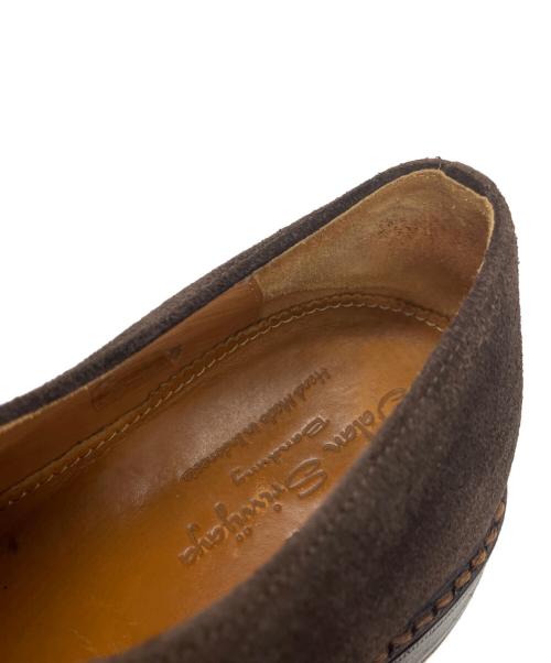 Jalan Sriwijaya（ジャランスリウァヤ）Jalan Sriwijaya (ジャランスリウァヤ) スウェードシューズ ブラウン サイズ:7　1/2の古着・服飾アイテム