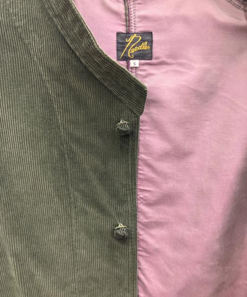 Needles（ニードルズ）Needles (ニードルズ) Oriental Button Stand Collar Coverall グリーン サイズ:Sの古着・服飾アイテム
