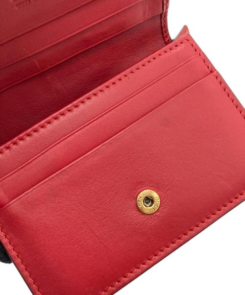 GUCCI（グッチ）GUCCI (グッチ) GGスプリーム チェリー コンパクトウォレット ブラウンの古着・服飾アイテム