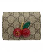 GUCCIグッチ）の古着「2つ折り財布」｜ブラウン