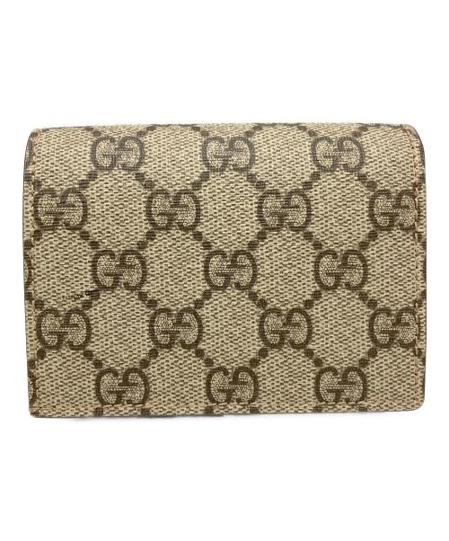 GUCCI（グッチ）GUCCI (グッチ) 2つ折り財布 ブラウンの古着・服飾アイテム