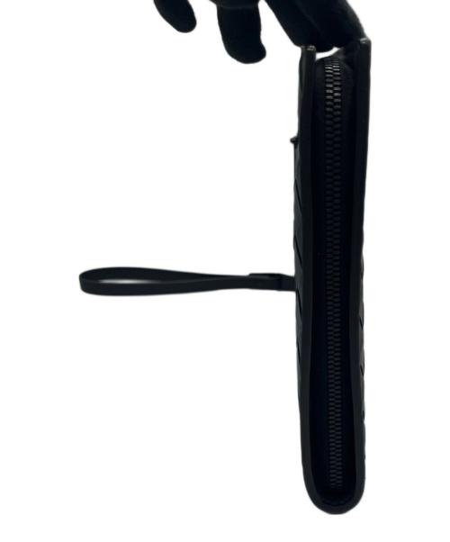 BOTTEGA VENETA（ボッテガベネタ）BOTTEGA VENETA (ボッテガベネタ) マキシイントレチャート ドキュメントケース  ブラックの古着・服飾アイテム