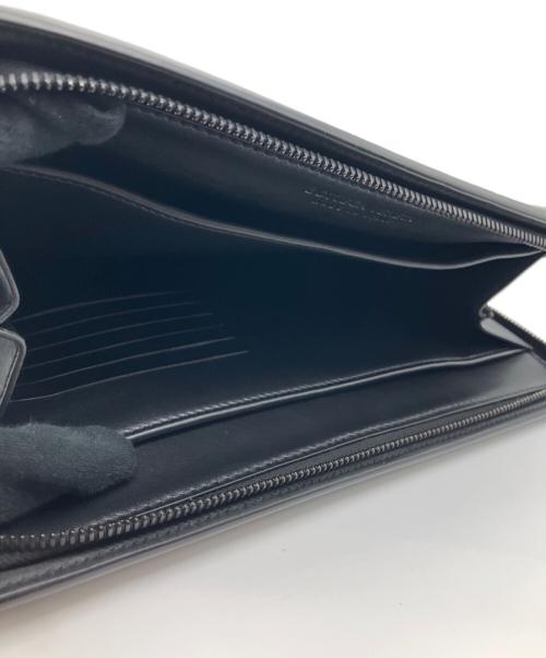 BOTTEGA VENETA（ボッテガベネタ）BOTTEGA VENETA (ボッテガベネタ) マキシイントレチャート ドキュメントケース  ブラックの古着・服飾アイテム